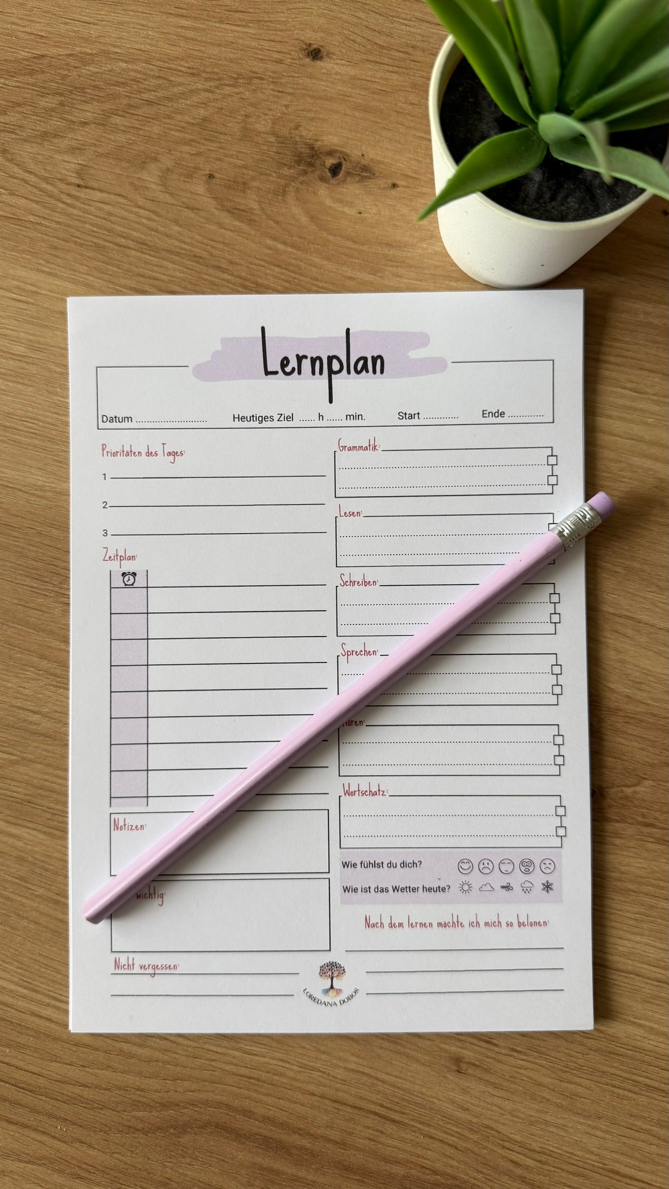 Planificatorul care îți aduce ordine în planuri și bucurie în învățare