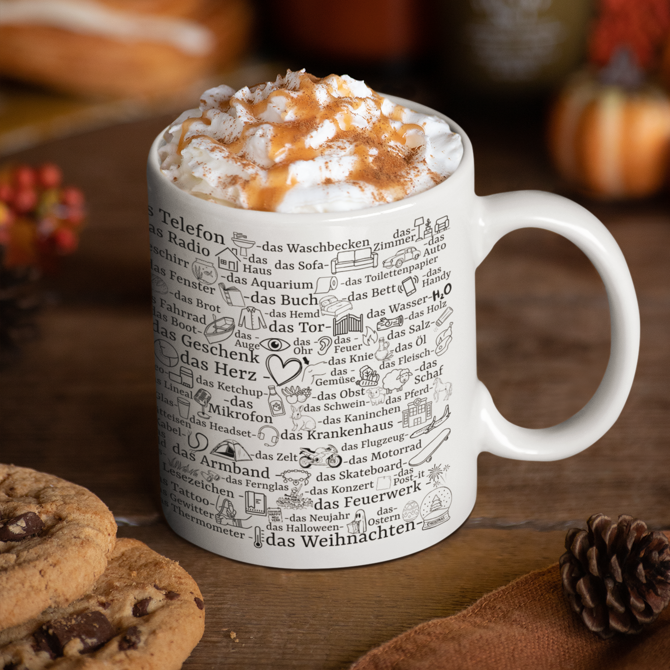Tassen, die dir DER, DIE, DAS beibringen!