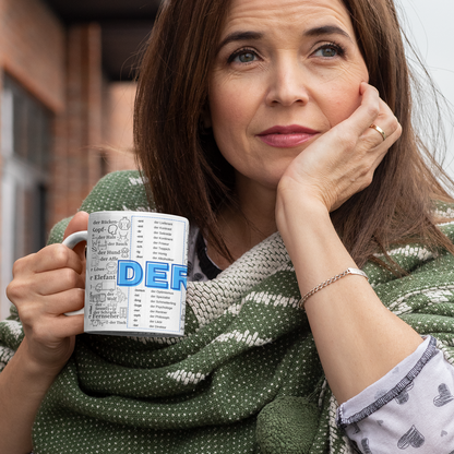 Tassen, die dir DER, DIE, DAS beibringen!