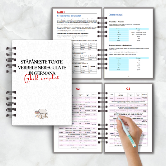 Ghid - Stăpânește verbele neregulate în germană