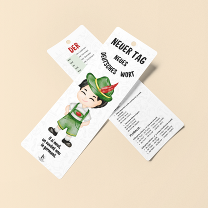 Semne de Carte Educaționale – (Der/Die/Das, Plural, Vocabular)